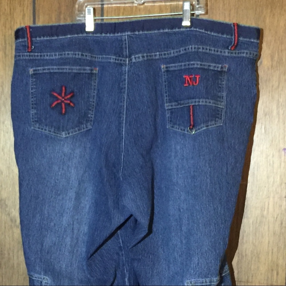 Néeso NJ embroidery blue jeans Woman’s size 24 - Picture 5 of 5